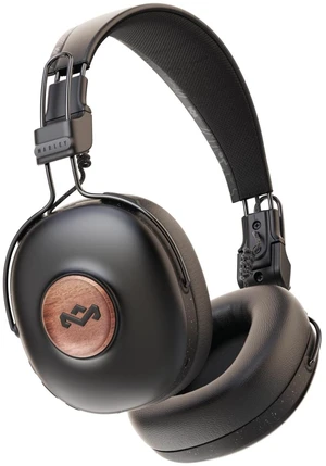 House of Positive Vibration Frequency: Over-Ear Wireless Headphones with Microphone, Wireless Bluetooth Connectivity, 34 Hours of Playtime and Quick Charge Technology, Signature Black House of Positive Vibration Frequency: Over-Ear Wireless Headphones with Microphone, Wireless Bluetooth Connectivity, 34 Hours of Playtime and Quick Charge Technology, Signature Black