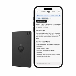 AI Voice Recorder, Transcribe & Summarize, Personal AI Assistant AI Note Taker, Under 3mm thin, Wireless Charging, Chainable MagSafe, 20+ Hours Recording Battery, No Subscription AI Voice Recorder, Transcribe & Summarize, Personal AI Assistant AI Note Taker, Under 3mm thin, Wireless Charging, Chainable MagSafe, 20+ Hours Recording Battery, No Subscription