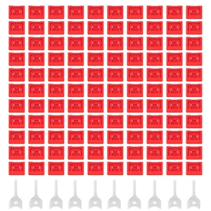 100-Pack USB-A Port Locks with 5 Keys,Laptop Security Locks for Physical Security and Malware Protection, Removable USB-A Port Locks for PC Laptops,Protecting Data and Information Security (Red) 100-Pack USB-A Port Locks with 5 Keys,Laptop Security Locks for Physical Security and Malware Protection, Removable USB-A Port Locks for PC Laptops,Protecting Data and Information Security (Red)
