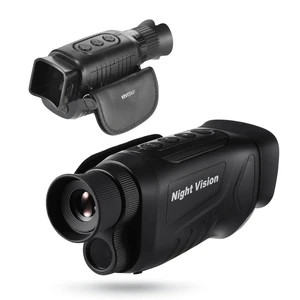 Night Vision Binocular Camera, 4X Optical Magnification, 2.7" Full High Definition LCD Display, 300M/ 985FT Infrared Distance, 1080P High Definition Video, 16MP Photos Night Vision Binocular Camera, 4X Optical Magnification, 2.7" Full High Definition LCD Display, 300M/ 985FT Infrared Distance, 1080P High Definition Video, 16MP Photos