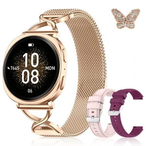 Smart Watch for Women, 1.65" AMOLED with Bluetooth Calling, Cushion-Shaped Design, Fitness Tracking, 100+ Sports Modes, Sleep Insights, Heart Rate and Blood Oxygen Monitor, Rose Gold (42mm) Smart Watch for Women, 1.65" AMOLED with Bluetooth Calling, Cushion-Shaped Design, Fitness Tracking, 100+ Sports Modes, Sleep Insights, Heart Rate and Blood Oxygen Monitor, Rose Gold (42mm)