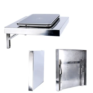 Workstation, Stainless Steel Wall-Mount Folding Wall Desk for Laptop,PC Desk Workstation, Stainless Steel Wall-Mount Folding Wall Desk for Laptop,PC Desk