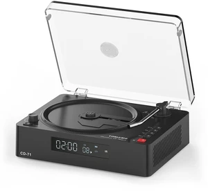 Portable CD Player with Bluetooth, Speakers, USB &TF Card Playback Compact Retro Desktop CD Player with Clear Dust Cover, Rechargeable Battery, Type-C, Headphone Jack & Remote for Home Decor Portable CD Player with Bluetooth, Speakers, USB &TF Card Playback Compact Retro Desktop CD Player with Clear Dust Cover, Rechargeable Battery, Type-C, Headphone Jack & Remote for Home Decor