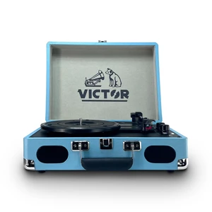 Turntable for Vinyl Records, 3-Speed Suitcase Record Player with Bluetooth Bluetooth Input & Output - Portable Phonograph with Built-In Dual Stereo Speakers - Rechargeable - RCA & AUX Turntable for Vinyl Records, 3-Speed Suitcase Record Player with Bluetooth Bluetooth Input & Output - Portable Phonograph with Built-In Dual Stereo Speakers - Rechargeable - RCA & AUX