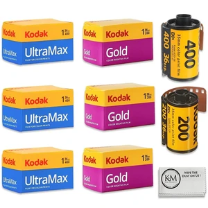 Ultramax 400 & Gold 200 35mm Film Bundle 6 Rolls (36exp Each) + Cloth Ultramax 400 & Gold 200 35mm Film Bundle 6 Rolls (36exp Each) + Cloth