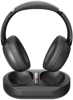 Wireless TV Headphones for Seniors with Transmitter Charging Base, 50H Playtime, HiFi Stereo, Voice Clarifying, No Audio Delay Wireless TV Headphones for Seniors with Transmitter Charging Base, 50H Playtime, HiFi Stereo, Voice Clarifying, No Audio Delay