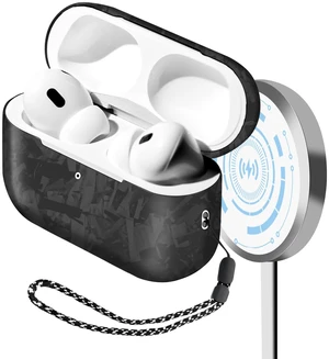 Real Carbon Fiber Case for Airpods Pro 2nd Generation with Lanyard,AntiScratch Slim Protective Hard Cover for Airpods Pro 2 Compatible with Magsafe Wireless Charging-Forged Matte Black Real Carbon Fiber Case for Airpods Pro 2nd Generation with Lanyard,AntiScratch Slim Protective Hard Cover for Airpods Pro 2 Compatible with Magsafe Wireless Charging-Forged Matte Black