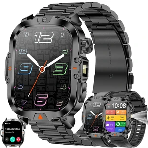 Smart Watches for Men(Answer/Make Call), LED Lighting, 2.01" HD Fitness Tracker with Blood Pressure/Heart Rate Monitor, Waterproof Fitness Watch for Men, Smart Watch for Android/iOS Phones (Black) Smart Watches for Men(Answer/Make Call), LED Lighting, 2.01" HD Fitness Tracker with Blood Pressure/Heart Rate Monitor, Waterproof Fitness Watch for Men, Smart Watch for Android/iOS Phones (Black)