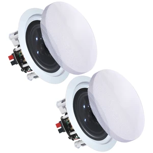 Pair of 6.5 Inch 400 Watts (Per Pair) Ceiling Speakers for Home Theater System, Flush Mount in-Wall in-Ceiling 2-Way Mid Bass Woofer w/Tweeter Speakers w/ 60Hz20kHz Frequency Pair of 6.5 Inch 400 Watts (Per Pair) Ceiling Speakers for Home Theater System, Flush Mount in-Wall in-Ceiling 2-Way Mid Bass Woofer w/Tweeter Speakers w/ 60Hz20kHz Frequency