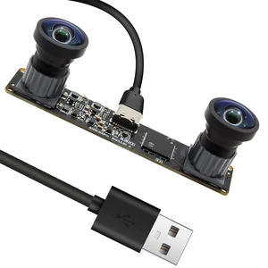 120fps Stereo Camera, 1200P Global Shutter USB Camera Module with Wide Angle Dual Lens, Synchronization for 3D VR Headset, 3D Printer, Motion Tracking 120fps Stereo Camera, 1200P Global Shutter USB Camera Module with Wide Angle Dual Lens, Synchronization for 3D VR Headset, 3D Printer, Motion Tracking
