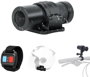 Helmet Camera for Bicycle Motorcycle, Remote Control, WiFi HD 1080P Portable Waterproof Handlebar Camera, G-Sensor, Loop Recording Helmet Camera for Bicycle Motorcycle, Remote Control, WiFi HD 1080P Portable Waterproof Handlebar Camera, G-Sensor, Loop Recording