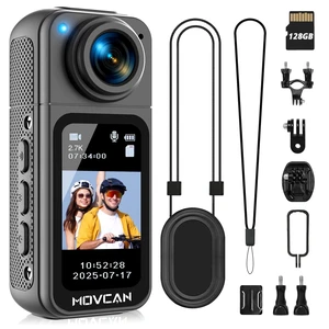 S70 Body Camera with Audio and Video Recording, HD 1520P Body Cam with 180° Rotating Lens, Thumb Size Hands Free Recording Body Worn Camera, Portable Camcorder for Work (128GB, Black) S70 Body Camera with Audio and Video Recording, HD 1520P Body Cam with 180° Rotating Lens, Thumb Size Hands Free Recording Body Worn Camera, Portable Camcorder for Work (128GB, Black)