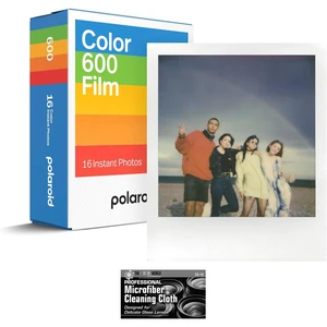 Polaroid Color Instant Film for 600 and i-Type Cameras Double Pack Bundle with a Cleaning Cloth Polaroid Color Instant Film for 600 and i-Type Cameras Double Pack Bundle with a Cleaning Cloth