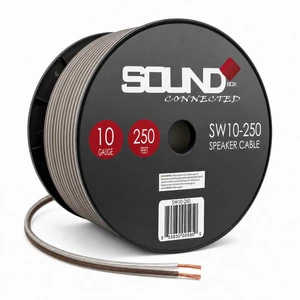 Connected 10 Gauge 250' Speaker Wire Home/Car Spool Connected 10 Gauge 250' Speaker Wire Home/Car Spool