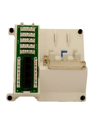 47603-DP6 Compact Series: 1 x 4 Combo Bridged Phone and Data Board and 6-Way Video Splitter, White 47603-DP6 Compact Series: 1 x 4 Combo Bridged Phone and Data Board and 6-Way Video Splitter, White