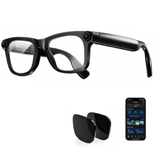 AI Smart Glasses with 8MP Camera and Voice Control 140+ Languages Translation, Photo & Video Recording, Bluetooth Enabled, Audio Recording, for Men & Women AI Smart Glasses with 8MP Camera and Voice Control 140+ Languages Translation, Photo & Video Recording, Bluetooth Enabled, Audio Recording, for Men & Women