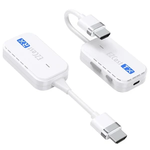 Wireless HDMI Transmitter and Receiver 5G, Wireless HDMI Extender Streaming Video/Audio 50M/165FT Range from PC, Laptop, Camera, TV Box to Monitor, Projector, HDTV Wireless HDMI Transmitter and Receiver 5G, Wireless HDMI Extender Streaming Video/Audio 50M/165FT Range from PC, Laptop, Camera, TV Box to Monitor, Projector, HDTV