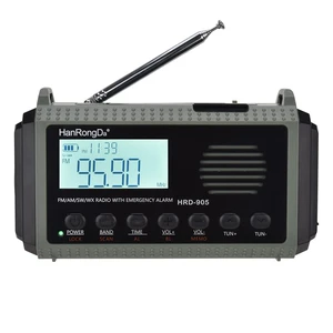 Emergency Radio 10000MAH Weather Radio Solar Hand Crank AM/FM/SW/NOAA Weather Alert Portable Shortwave Radio with Cellphone Charger, Headphone Jack, Flashlight, Reading Lamp and SOS Alarm Emergency Radio 10000MAH Weather Radio Solar Hand Crank AM/FM/SW/NOAA Weather Alert Portable Shortwave Radio with Cellphone Charger, Headphone Jack, Flashlight, Reading Lamp and SOS Alarm