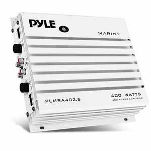 Hydra Marine Amplifier - Upgraded Elite Series 400 Watt 4 Channel Audio Amplifier | Waterproof Dual MOSFET Power Supply | GAIN Level Controls, RCA Stereo Input & LED Indicator Hydra Marine Amplifier - Upgraded Elite Series 400 Watt 4 Channel Audio Amplifier | Waterproof Dual MOSFET Power Supply | GAIN Level Controls, RCA Stereo Input & LED Indicator