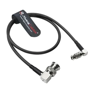 Micro BNC to BNC Cable 12G-SDI High Speed 4K UHD Video Coaxial Cable, 75 Ohm Ultra-Soft for Blackmagic Video Assist 5" Monitor, Right Angle 50CM|19.7inches Micro BNC to BNC Cable 12G-SDI High Speed 4K UHD Video Coaxial Cable, 75 Ohm Ultra-Soft for Blackmagic Video Assist 5" Monitor, Right Angle 50CM|19.7inches