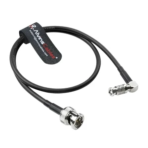 Micro BNC to BNC Cable 12G-SDI High Speed 4K UHD Video Coaxial Cable, Right Angle Micro BNC 75 Ohm Ultra-Slim for Blackmagic Video Assist 5" Monitor,50CM|19.7inches Micro BNC to BNC Cable 12G-SDI High Speed 4K UHD Video Coaxial Cable, Right Angle Micro BNC 75 Ohm Ultra-Slim for Blackmagic Video Assist 5" Monitor,50CM|19.7inches