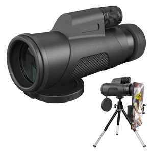 Monocular Telescope for Smartphone, High Powered Monoculars for Adults with Phone Adapter & Metal Tripod Portable Handheld Telescope for Bird Watching Hiking Camping Outdoor Travel Monocular Telescope for Smartphone, High Powered Monoculars for Adults with Phone Adapter & Metal Tripod Portable Handheld Telescope for Bird Watching Hiking Camping Outdoor Travel