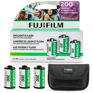 200 Color Negative Film (35mm, 36 Exposures, 3-Pack) Bundle with Fabble 3-Roll Protective Film Vault Storage Case, Durable Travel Organizer for 35mm Film Rolls for Professional Use 200 Color Negative Film (35mm, 36 Exposures, 3-Pack) Bundle with Fabble 3-Roll Protective Film Vault Storage Case, Durable Travel Organizer for 35mm Film Rolls for Professional Use