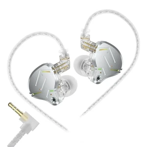 KZ ZST PRO X Gaming Earbuds,Hybrid Bass Clear Wired in-Ear Monitor | KZ 1BA+1DD HiFi IEM For Gaming,KZ in Ear Monitors Headphones Tablet All-Day Wear Earbuds for Computer(Silver, No Mic) KZ ZST PRO X Gaming Earbuds,Hybrid Bass Clear Wired in-Ear Monitor | KZ 1BA+1DD HiFi IEM For Gaming,KZ in Ear Monitors Headphones Tablet All-Day Wear Earbuds for Computer(Silver, No Mic)