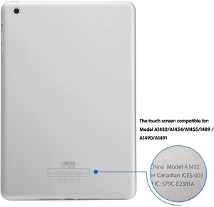 White Digitizer Repair Kit for iPad mini 1&2 A1432 A1489 Touch Screen Digitizer Replacement with IC Chip + Home Button + Tools + Pre-installed Adhesive White Digitizer Repair Kit for iPad mini 1&2 A1432 A1489 Touch Screen Digitizer Replacement with IC Chip + Home Button + Tools + Pre-installed Adhesive