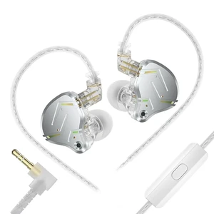 KZ ZST PRO X Gaming Earbuds,Hybrid Bass Clear Wired in-Ear Monitor | KZ 1BA+1DD HiFi IEM For Gaming,KZ in Ear Monitors Headphone Tablet All-Day Wear Earbuds for Computer(Silver,With Mic) KZ ZST PRO X Gaming Earbuds,Hybrid Bass Clear Wired in-Ear Monitor | KZ 1BA+1DD HiFi IEM For Gaming,KZ in Ear Monitors Headphone Tablet All-Day Wear Earbuds for Computer(Silver,With Mic)