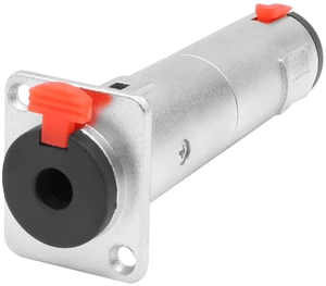 D-Type 6.35mm 1/4" TRS Panel Mount Female to Female Coupler -Silver | Locking Stereo Audio Adapter Connector Socket for Speaker Headphone Cable Extension - 1PCS D-Type 6.35mm 1/4" TRS Panel Mount Female to Female Coupler -Silver | Locking Stereo Audio Adapter Connector Socket for Speaker Headphone Cable Extension - 1PCS