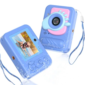 Kids Toy Camera Waterproof with 32GB Card, Fun Christmas & Birthday Gift for Boys & Girls Ages 3+, 48MP 1080P HD Underwater Digital Camera, IP68 Shockproof (Footprint Blue) Kids Toy Camera Waterproof with 32GB Card, Fun Christmas & Birthday Gift for Boys & Girls Ages 3+, 48MP 1080P HD Underwater Digital Camera, IP68 Shockproof (Footprint Blue)