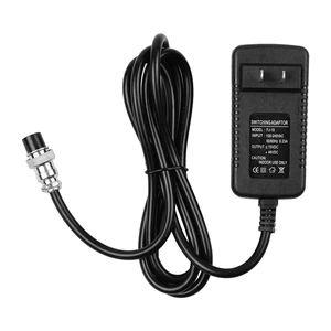 15V Mixer Power Supply Adapter 4-Pin AC Charger with US Plug | Provide consistent power for compatible mixers with a 4-pin adapter designed for home, studio and live audio setups 15V Mixer Power Supply Adapter 4-Pin AC Charger with US Plug | Provide consistent power for compatible mixers with a 4-pin adapter designed for home, studio and live audio setups