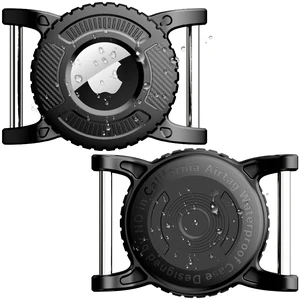 2 Pack IPX8 Waterproof Dog Collar Holder for Apple AirTags 1st & 2nd Gen, for Airtag Cat Collar Holder, TPU with Removable Metal Loop, Fits 1" Width Collar, Easy to Install, Lightweight, Black 2 Pack IPX8 Waterproof Dog Collar Holder for Apple AirTags 1st & 2nd Gen, for Airtag Cat Collar Holder, TPU with Removable Metal Loop, Fits 1" Width Collar, Easy to Install, Lightweight, Black