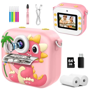 Kids Camera Instant Print, 64GB 1080P Dual-Lens Selfie Instant Cameras Video, 48MP Birthday Gifts Instant Print Camera for Kids with Print Paper,Gift for Girls Age 3 4 5 6 7 8 9 10 11 Toddler Toy Kids Camera Instant Print, 64GB 1080P Dual-Lens Selfie Instant Cameras Video, 48MP Birthday Gifts Instant Print Camera for Kids with Print Paper,Gift for Girls Age 3 4 5 6 7 8 9 10 11 Toddler Toy