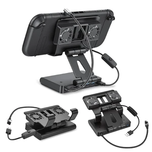 6-in-1 Steam Deck Docking Station Dual 6000RPM Cooling Fans PD100W HDMI 2.1 4K@144Hz HDR 10-Bit USB 3.1 Gen1 x3 Gigabit Ethernet Gaming Cooling Dock Hub for ROG Ally/MSI Claw/Switch 2 6-in-1 Steam Deck Docking Station Dual 6000RPM Cooling Fans PD100W HDMI 2.1 4K@144Hz HDR 10-Bit USB 3.1 Gen1 x3 Gigabit Ethernet Gaming Cooling Dock Hub for ROG Ally/MSI Claw/Switch 2