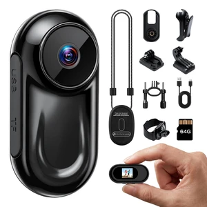 Mini Body Camera 1080P 64G, Small Action Camera, Magnetic Wearable cam for Hands-Free Recording, Thumb Camera, Helmet Mount, Pocket Cam for Vlogging(No Wi-Fi & APP) Mini Body Camera 1080P 64G, Small Action Camera, Magnetic Wearable cam for Hands-Free Recording, Thumb Camera, Helmet Mount, Pocket Cam for Vlogging(No Wi-Fi & APP)