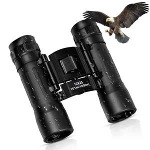 TrekTonic Compact 10x25 High Powered Binoculars For Adults and Kids, Portable with Neck Strap, Birdwatching, Outdoor Activities TrekTonic Compact 10x25 High Powered Binoculars For Adults and Kids, Portable with Neck Strap, Birdwatching, Outdoor Activities