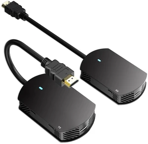 Wireless HDMI Transmitter and Receiver, 165FT/50M HDTV Extender 4K Decode Input 1080P Output, Portable Wireless Transmitter and Receiver, HDMI Extender for PC/HDTV/Projector/TV Box Wireless HDMI Transmitter and Receiver, 165FT/50M HDTV Extender 4K Decode Input 1080P Output, Portable Wireless Transmitter and Receiver, HDMI Extender for PC/HDTV/Projector/TV Box