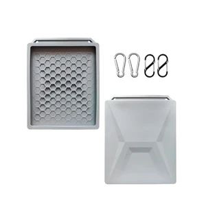 Starlink Mini Protective Cover Case, All Purpose Silicone Protective Case for Starlink Mini Dish with 2 Sets Additional Securing Buckles for Travel and Outdoor (Grey) Starlink Mini Protective Cover Case, All Purpose Silicone Protective Case for Starlink Mini Dish with 2 Sets Additional Securing Buckles for Travel and Outdoor (Grey)