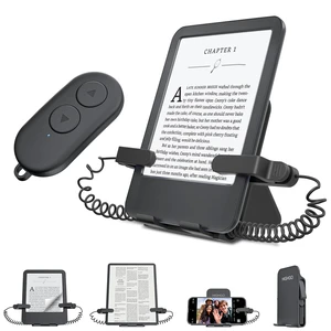 Remote Control Page Turner and Stand for Kindle Paperwhite Oasis eReaders,Clicker Page Turner Forward and Backward,Kindle Accessories for iPhone,iPad,Tablets Reading,Camera Video Record &Selfie Remote Control Page Turner and Stand for Kindle Paperwhite Oasis eReaders,Clicker Page Turner Forward and Backward,Kindle Accessories for iPhone,iPad,Tablets Reading,Camera Video Record &Selfie