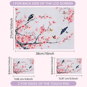 Laptop Skin Sticker Decal PVC Vinyl Quote Sticker Notebook Art Decal PC Art Personalized Protector Waterproof Scratchproof Laptop Skin for 12.1 13 13.3.6 14 15 15.3 16 Inch Flower Bird Laptop Skin Sticker Decal PVC Vinyl Quote Sticker Notebook Art Decal PC Art Personalized Protector Waterproof Scratchproof Laptop Skin for 12.1 13 13.3.6 14 15 15.3 16 Inch Flower Bird