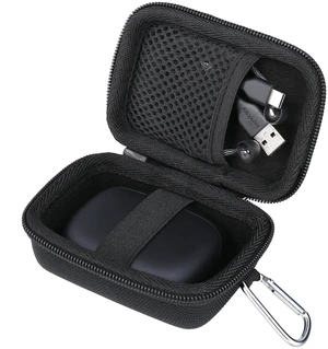 Hard Case for Anker Soundcore AeroFit 2 Headphones, Black | EVA hard shell, Water-resistant design, Dust-resistant design, Elastic retention strap, Case only Hard Case for Anker Soundcore AeroFit 2 Headphones, Black | EVA hard shell, Water-resistant design, Dust-resistant design, Elastic retention strap, Case only