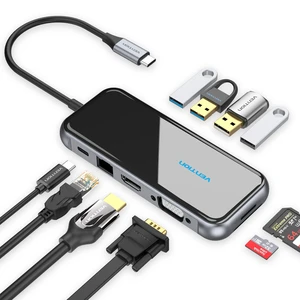 USB C Docking Station Dual Monitor - 10 in 1 USB C Hub Multiport Adapter with 4K HDMI VGA 100W PD 4 USB Ports Gigabit Ethernet SD/TF Card Reader for MacBook Pro Air Dell XPS HP USB C Docking Station Dual Monitor - 10 in 1 USB C Hub Multiport Adapter with 4K HDMI VGA 100W PD 4 USB Ports Gigabit Ethernet SD/TF Card Reader for MacBook Pro Air Dell XPS HP
