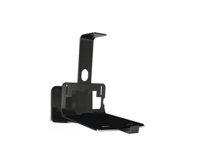 Sound 3205 Universal Speaker wall Mount | Max. 15 lbs (6.5 kg) | Tiltable up to 10º | Swivels up to 70º (Left/Right) | Also fits Sonos Five & Play:5 | Black | 1 Mount Sound 3205 Universal Speaker wall Mount | Max. 15 lbs (6.5 kg) | Tiltable up to 10º | Swivels up to 70º (Left/Right) | Also fits Sonos Five & Play:5 | Black | 1 Mount