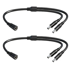 1.3FT 5.5mm×2.5mm14AWG Heavy-Duty DC Power Splitter 1 Female to 2 Male 2pcs | for Solar Panels, Energy Storage Systems, Outdoor Power Supplies, and LED Strip Lights 1.3FT 5.5mm×2.5mm14AWG Heavy-Duty DC Power Splitter 1 Female to 2 Male 2pcs | for Solar Panels, Energy Storage Systems, Outdoor Power Supplies, and LED Strip Lights