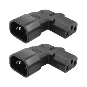 C14 to C13 Power Adapter 2PCS IEC320 C14 to C13 Right Angle Power Adapter 90 Degree C14 to C13 Plug Kettle Turn Power Extension Adapter (Right Angle) C14 to C13 Power Adapter 2PCS IEC320 C14 to C13 Right Angle Power Adapter 90 Degree C14 to C13 Plug Kettle Turn Power Extension Adapter (Right Angle)