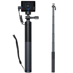 GB2200 Rechargeable Selfie Stick with 2600mAh Rechargeable Battery, Selfie Stick Black Rotation Action Camera, Compatible with Other Action Cameras and Travel(24-60CM) GB2200 Rechargeable Selfie Stick with 2600mAh Rechargeable Battery, Selfie Stick Black Rotation Action Camera, Compatible with Other Action Cameras and Travel(24-60CM)
