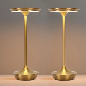 Rechargeable Cordless Table Lamp, 6000mAh Battery Operated LED Table Lights Outdoor Portable Touch Dimmable Table Lamp for Bedroom Patio Cofee Restaurant Dining Home Set of 2-Gold Rechargeable Cordless Table Lamp, 6000mAh Battery Operated LED Table Lights Outdoor Portable Touch Dimmable Table Lamp for Bedroom Patio Cofee Restaurant Dining Home Set of 2-Gold