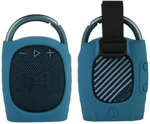 Silicone Protective Carrying Case Compatible with JBL Clip 4 - Portable Mini Speaker Stand UP Cover Pouch for JBL Clip 4 (Blue) Silicone Protective Carrying Case Compatible with JBL Clip 4 - Portable Mini Speaker Stand UP Cover Pouch for JBL Clip 4 (Blue)